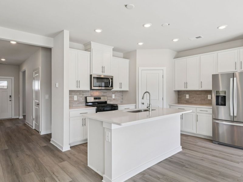 Skip takeout and prep dinner in the well-appointed kitchen.