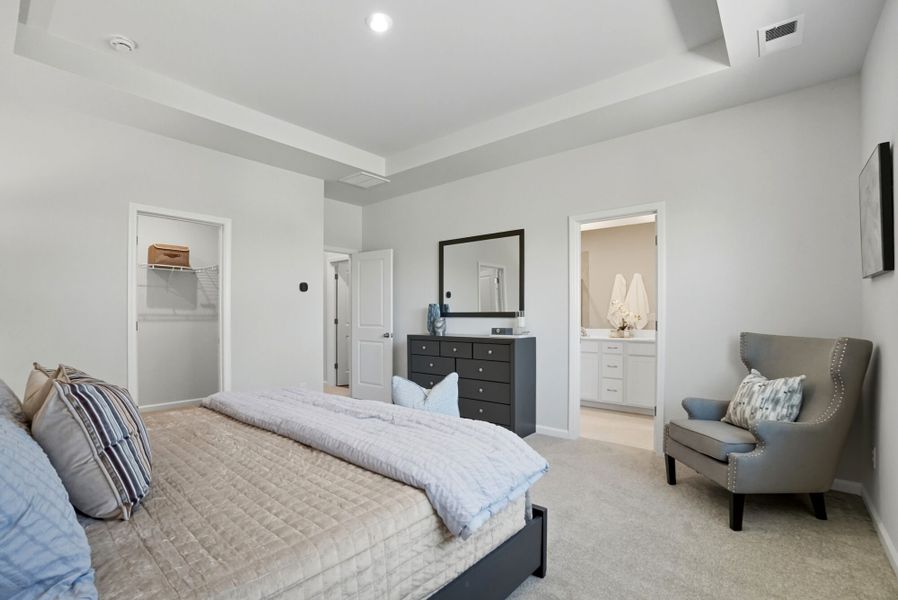 Representative furnished interior of a home built from the Shelby by Mattamy Homes in The Townes at Westfall, Gastonia (Image 15).