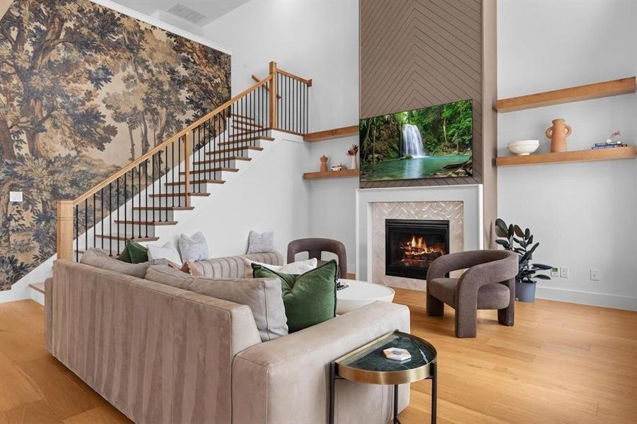 Furnished interior view inside a new home in , Frisco (Image 16).