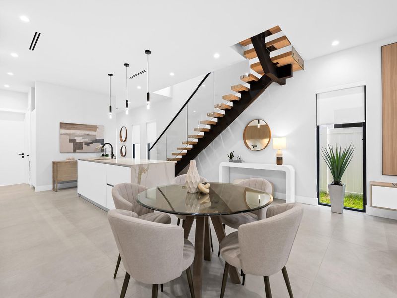 Furnished interior view inside a new home in , Fort Lauderdale (Image 37). Furnished interior view inside a new home in , Fort Lauderdale (Image 37).