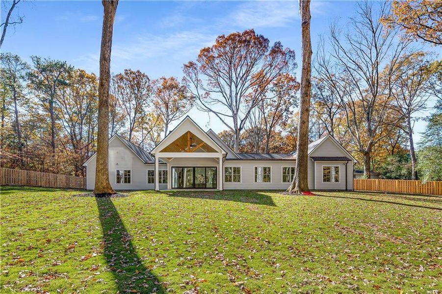 Exterior details and patio area of a home in , Tucker (Image 3).