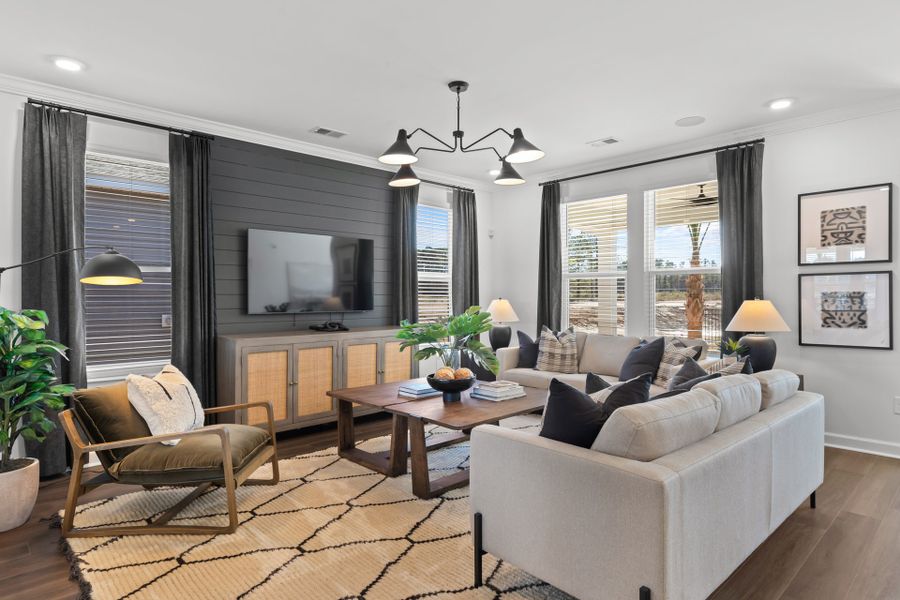 Representative furnished interior of a home built from the The Redbud by Chesapeake Homes in Coastal Club of the Carolinas, Calabash (Image 13).