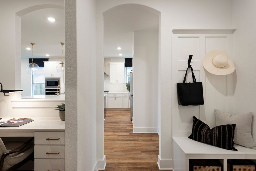 Furnished interior view inside a new home in Saddleback at Santa Rita Ranch, Liberty Hill (Image 3).