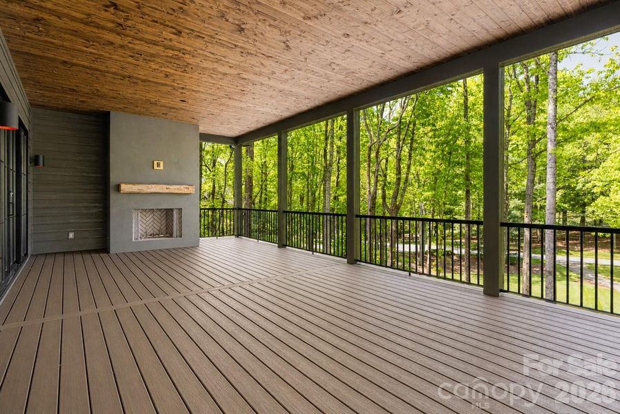 Covered Back Deck