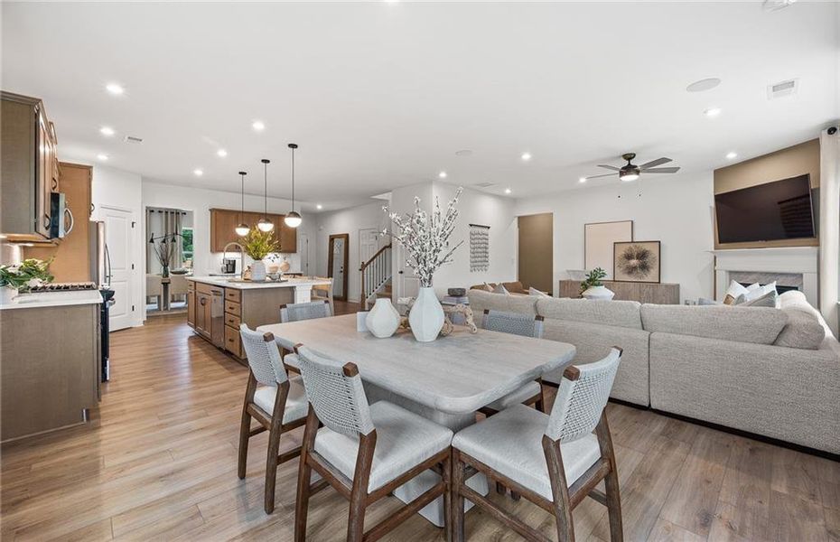 Furnished interior view inside a new home in Berkeley Mill, Cumming (Image 5).