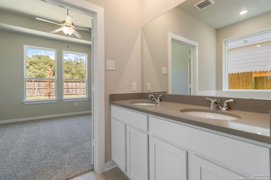 Furnished interior view inside a new home in Timber Creek, San Antonio (Image 5).
