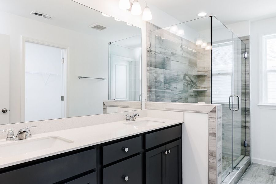 Representative furnished interior of a home built from the Palmer by Mattamy Homes in Magnolia Park, Garner (Image 8).