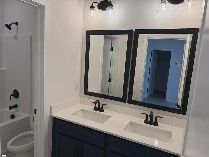 Furnished interior view inside a new home in Hidden Lake Estates, Greenville (Image 7). Furnished interior view inside a new home in Hidden Lake Estates, Greenville (Image 7).