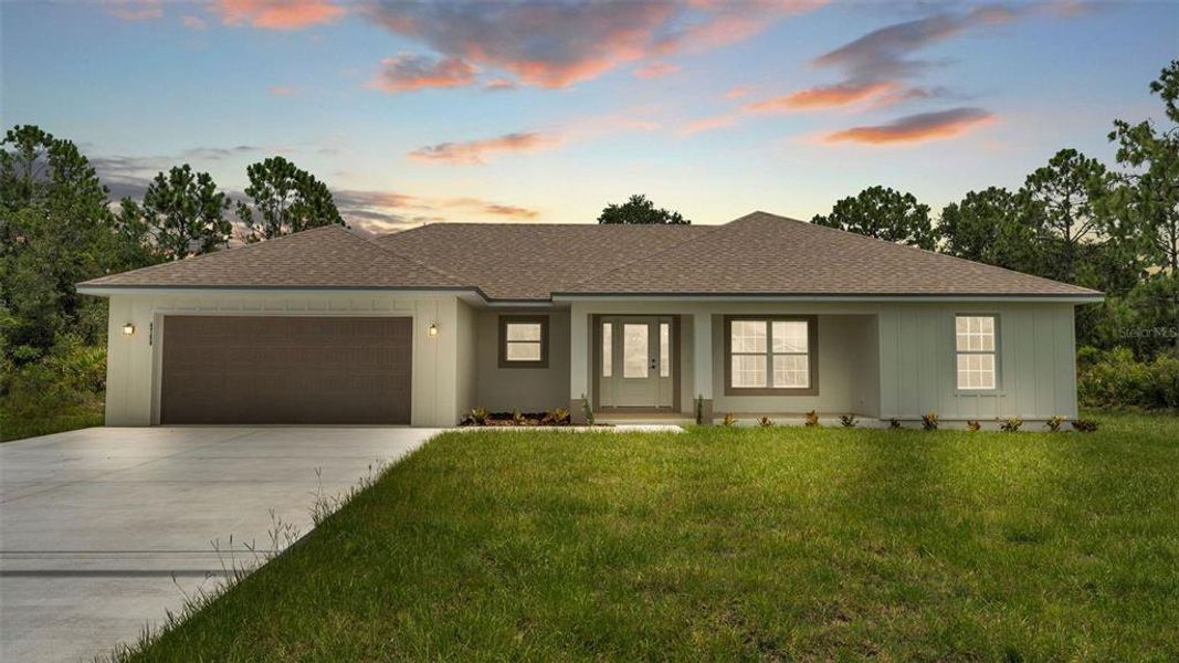 Front exterior of a new home in , Sebring, FL, highlighting curb appeal (Image 23).