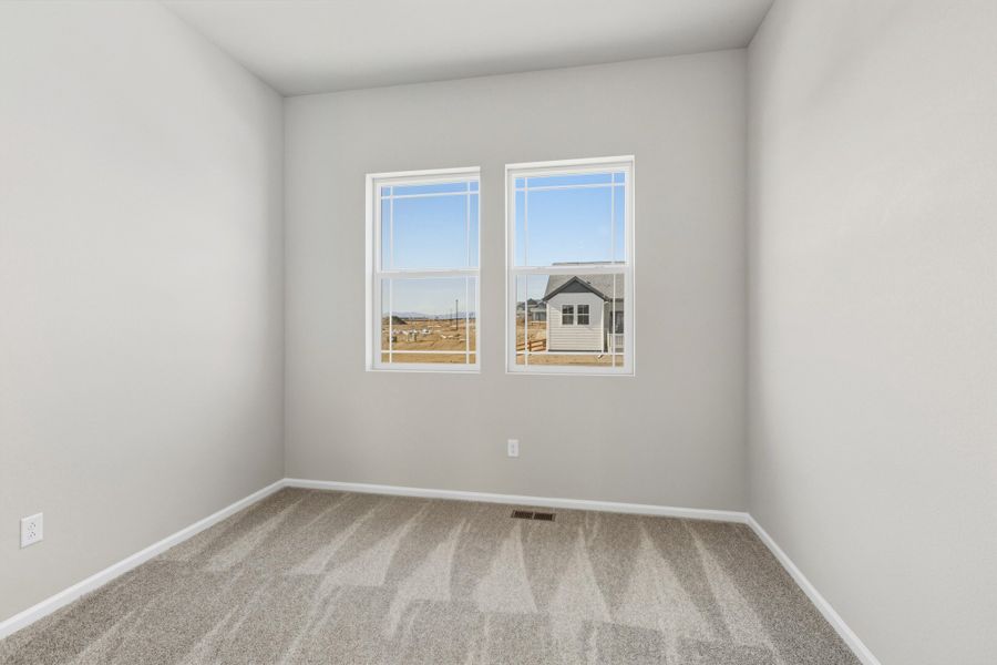 Spacious, unfurnished interior of a new home in Talon Pointe, Thornton (Image 18). Spacious, unfurnished interior of a new home in Talon Pointe, Thornton (Image 18).