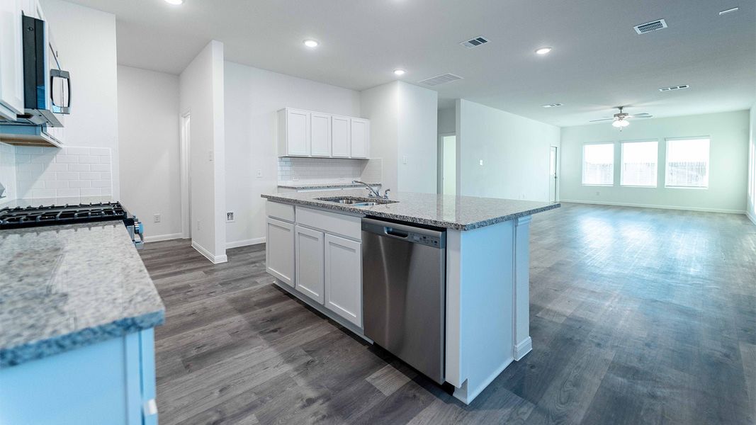 Furnished interior view inside a new home in Sunset Oaks, Maxwell (Image 5).