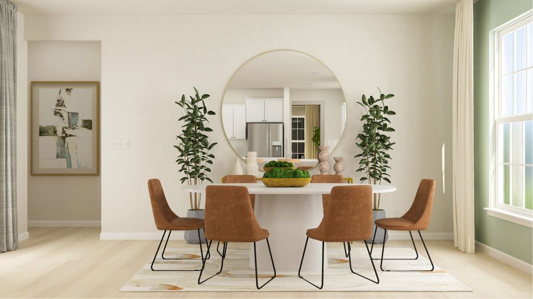 Representative furnished interior of a home built from the Elm by Lennar in Elizabeth: Arbor, Fort Mill (Image 9).