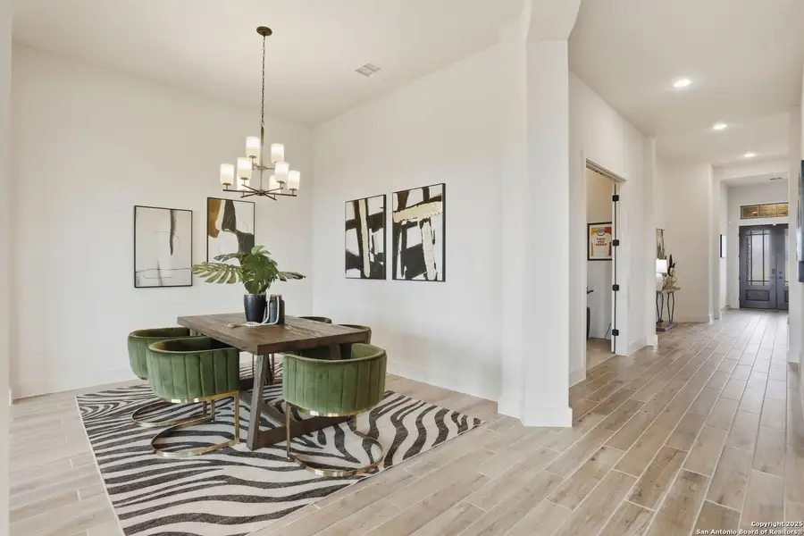 Furnished interior view inside a new home in Kinder Ranch 70's, San Antonio (Image 6).