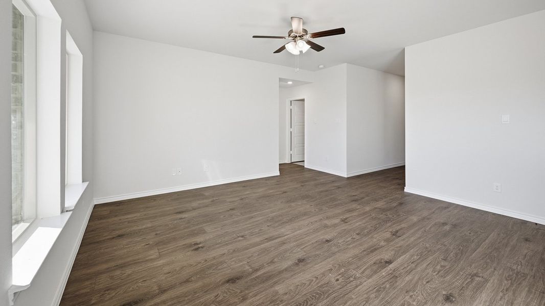 Representative unfurnished interior of a home built from the Brookshire by D.R. Horton in Windchime, Celina (Image 10).