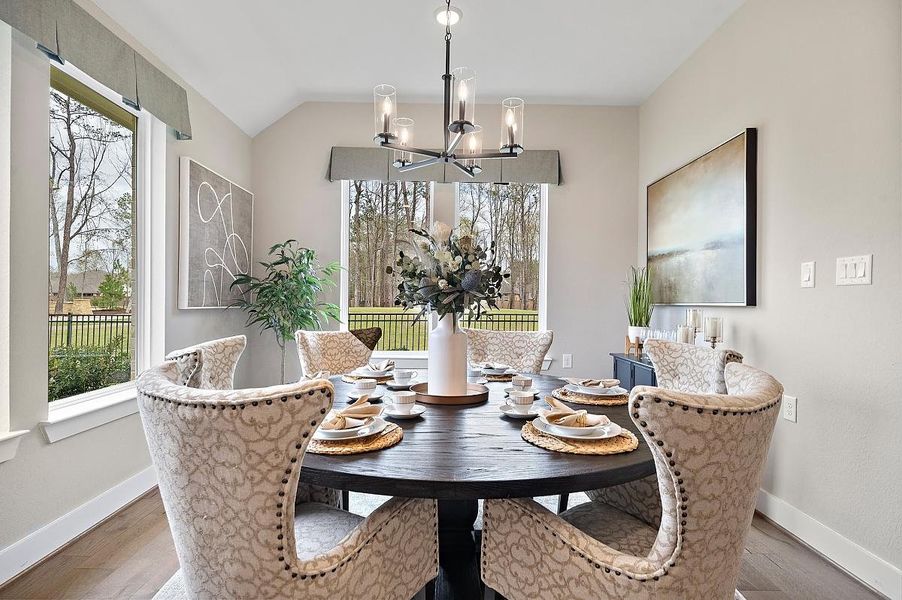 Representative furnished interior of a home built from the Bluebonnet by Caldwell Homes in Chambers Creek, Willis (Image 17). Representative furnished interior of a home built from the Bluebonnet by Caldwell Homes in Chambers Creek, Willis (Image 17).
