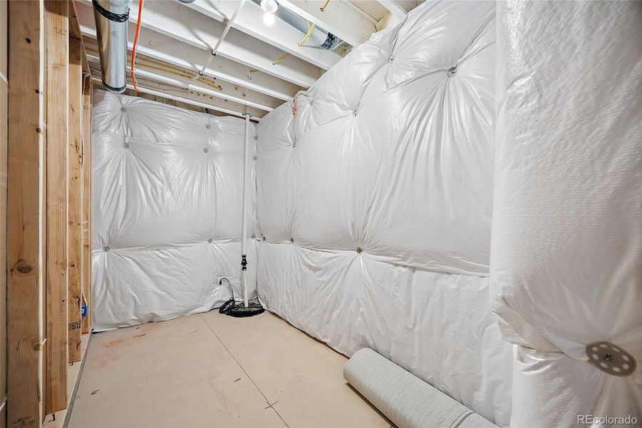 In-progress construction of a new home in Jackson Creek, Monument, CO (Image 38).