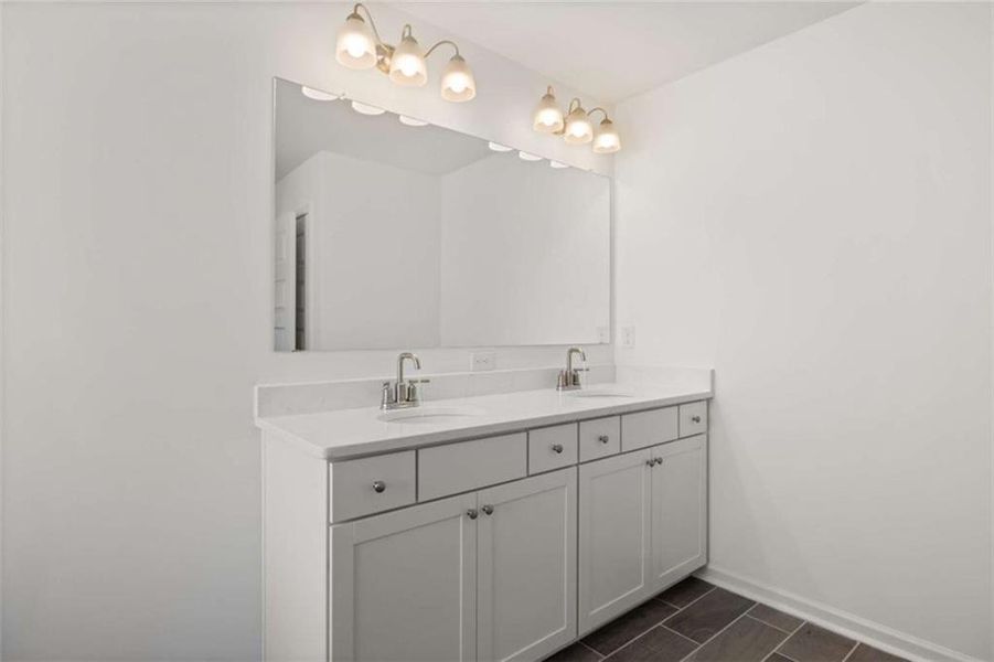 Furnished interior view inside a new home in Water Oak Estates, Lawrenceville (Image 13). Furnished interior view inside a new home in Water Oak Estates, Lawrenceville (Image 13).