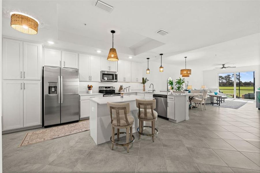 Furnished interior view inside a new home in , Punta Gorda (Image 5).