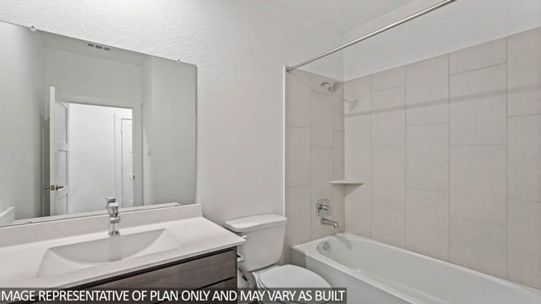 Furnished interior view inside a new home in Hills of Westlake, Conroe (Image 7).