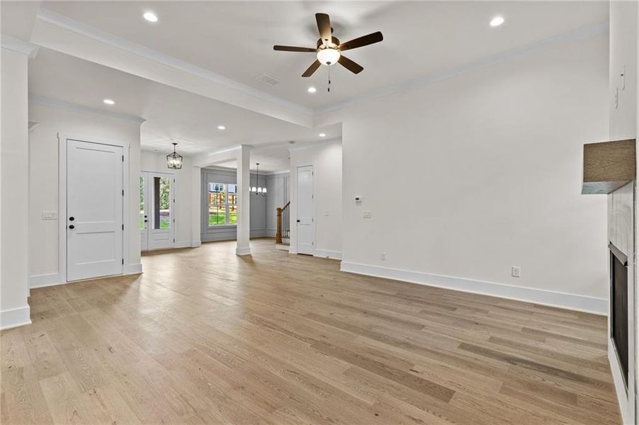 Spacious, unfurnished interior of a new home in , Buford (Image 32).