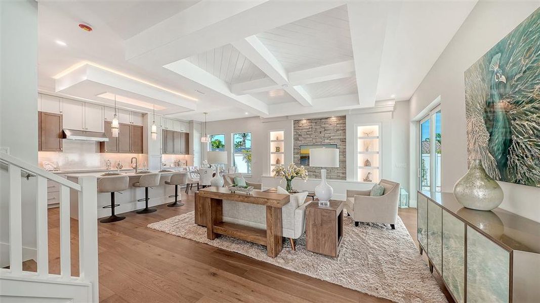 Furnished interior view inside a new home in , Bradenton (Image 7).