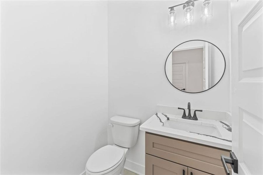 Furnished interior view inside a new home in , Braselton (Image 8).