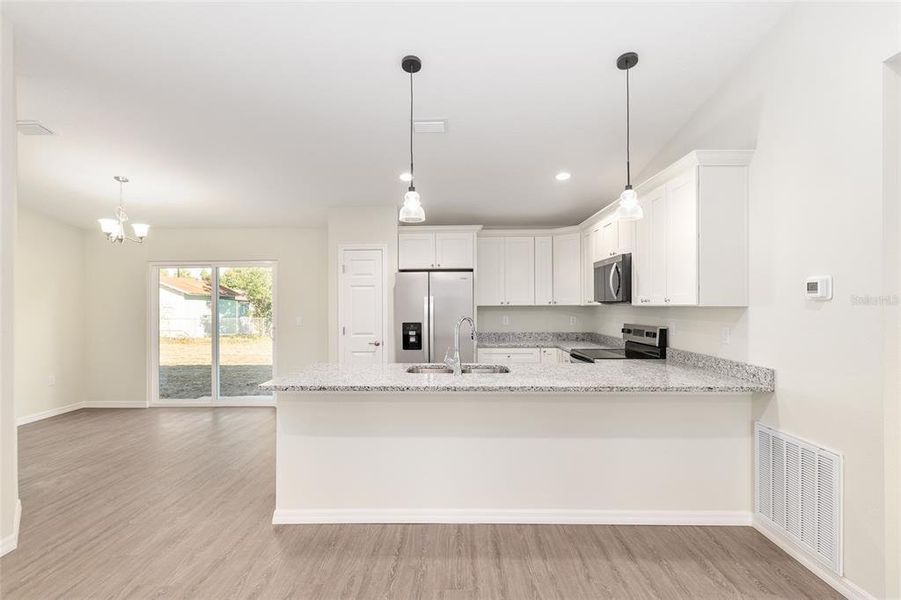 Furnished interior view inside a new home in , Ocala (Image 7). Furnished interior view inside a new home in , Ocala (Image 7).