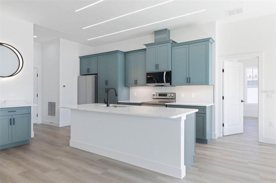 Furnished interior view inside a new home in , Palm Coast (Image 14). Furnished interior view inside a new home in , Palm Coast (Image 14).