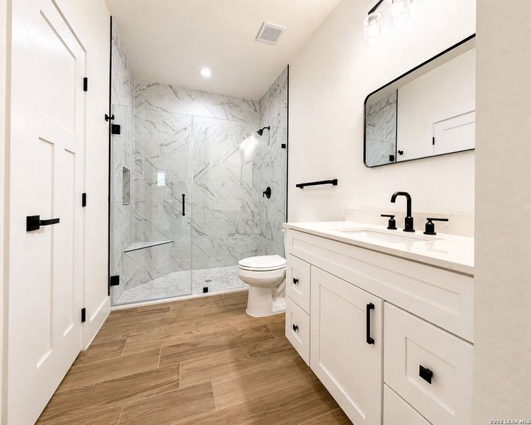 Furnished interior view inside a new home in , San Antonio (Image 16).