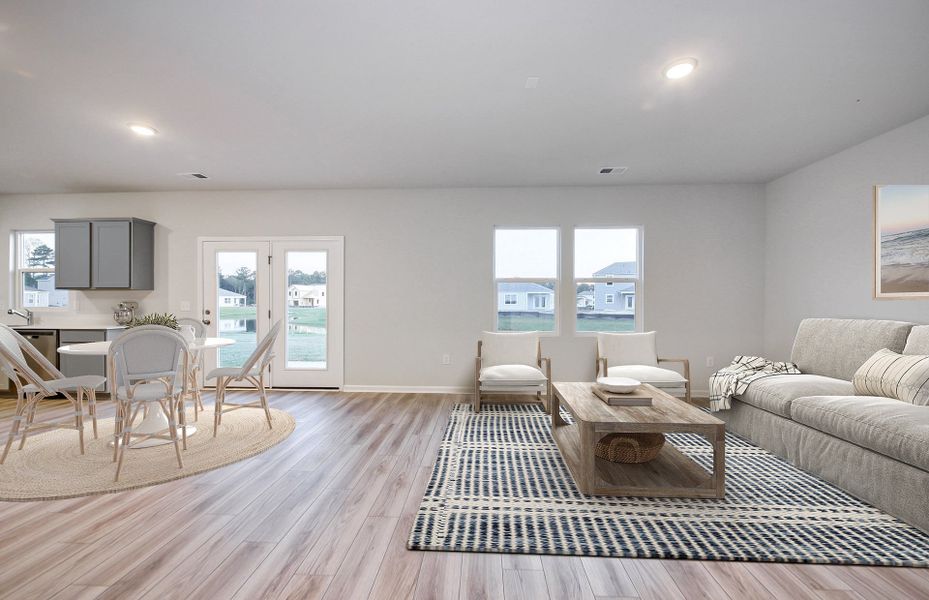 Lounge in the large Gathering Room, perfect for relaxing.