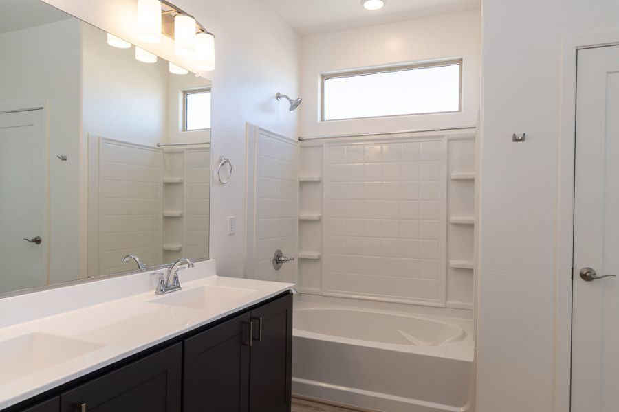 Furnished interior view inside a new home in Rancho Santa Rosa, Maricopa (Image 10).