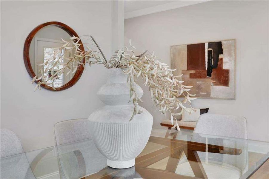 Furnished interior view inside a new home in The Paddocks at Doc Hughes, Buford (Image 15).