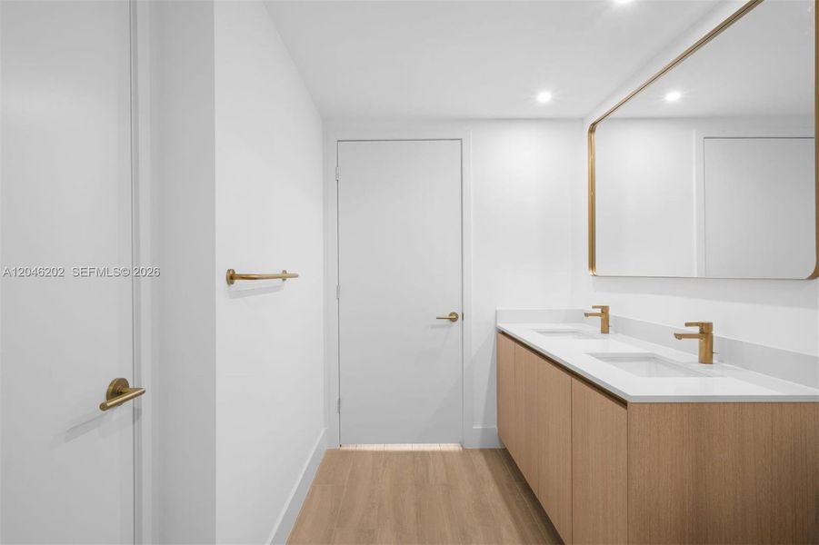 Furnished interior view inside a new home in , Miami (Image 14).
