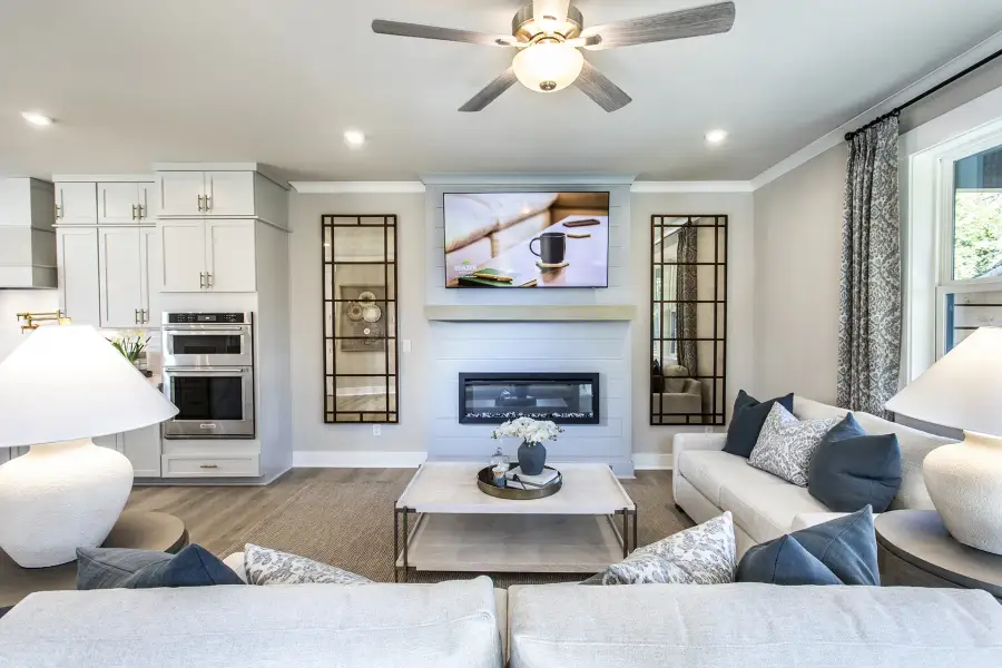 Furnished interior view inside a new home in The Groves at Myrtle, Roswell (Image 5).