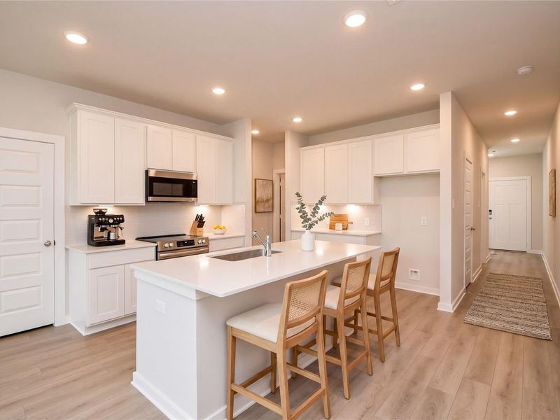 Furnished interior view inside a new home in Liberty Estates, Cleveland (Image 5).