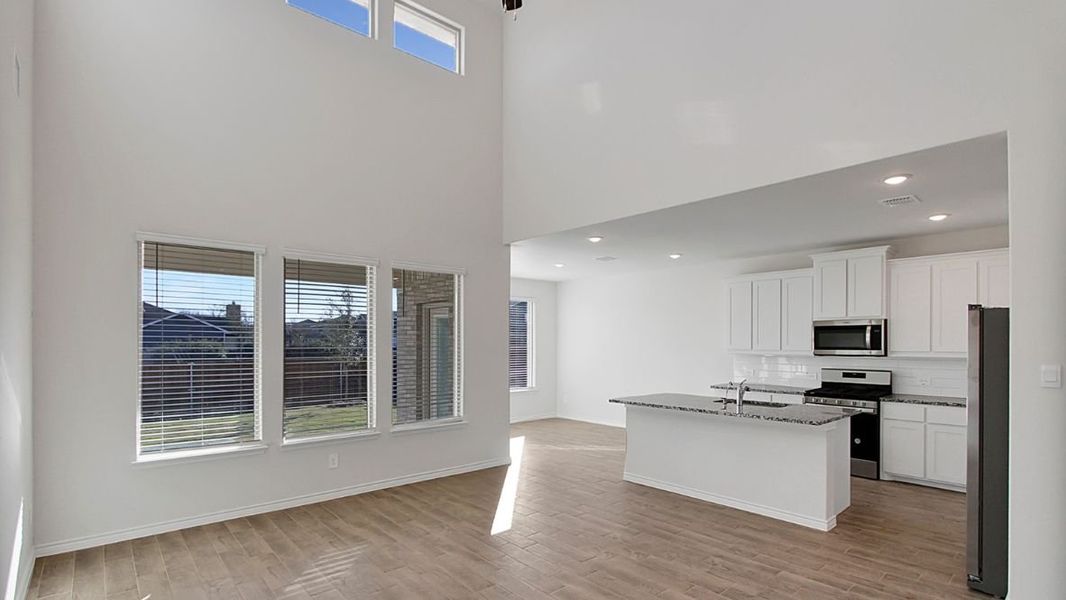 Furnished interior view inside a new home in Prairie Oaks, Oak Point (Image 7).