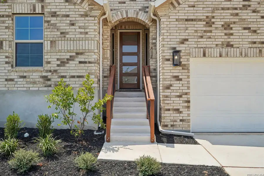 Exterior details and patio area of a home in Veramendi, New Braunfels (Image 3).