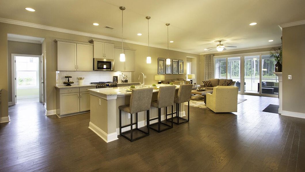 Furnished interior view inside a new home in Berkeley Bay, Ridgeville (Image 14).