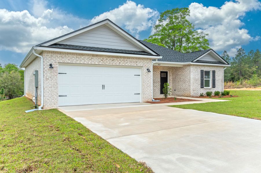 Representative exterior photo of a completed home built from the Adeline by CJL Homes in Oak Hollow, Crestview, FL (Image 18).