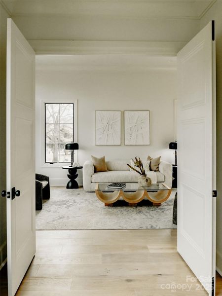 Furnished interior view inside a new home in , Charlotte (Image 34).