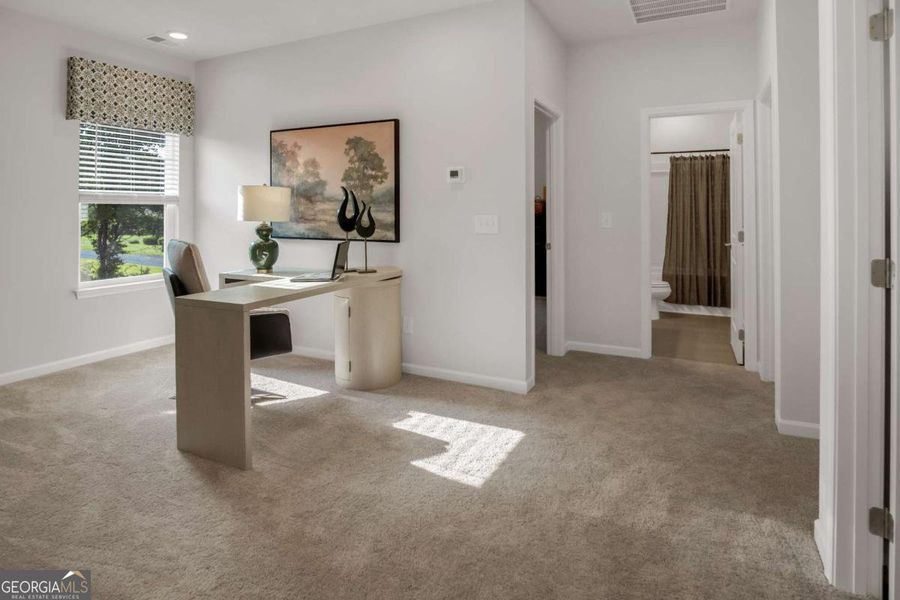 Furnished interior view inside a new home in Stonebridge North, Macon (Image 25).