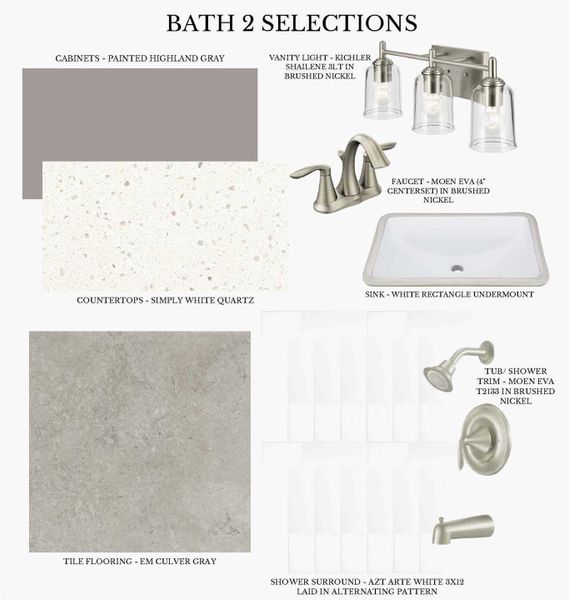 Sample of building materials used in homes in Bentwood Farms, Montgomery (Image 19).