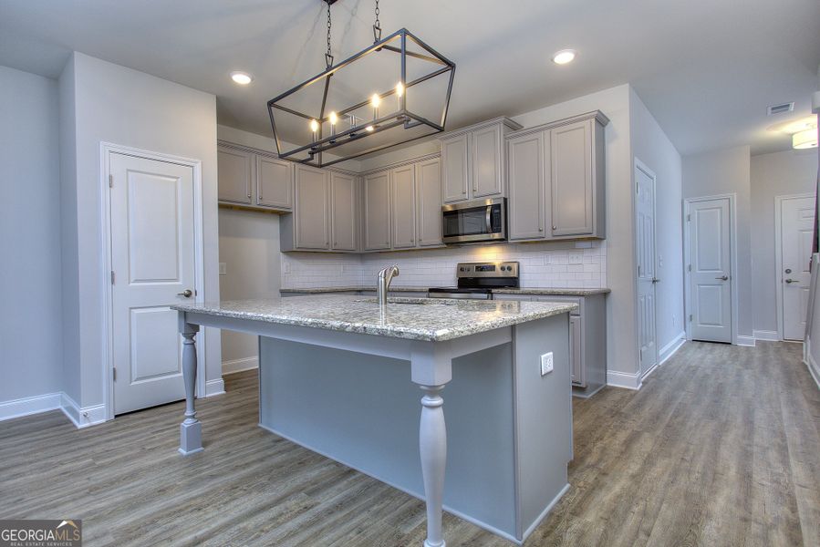 Furnished interior view inside a new home in Morning Creek Forest, Atlanta (Image 4).
