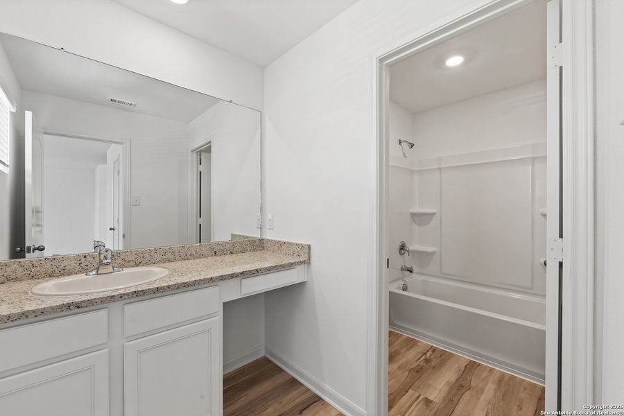 Furnished interior view inside a new home in Blue Wing, San Antonio (Image 5). Furnished interior view inside a new home in Blue Wing, San Antonio (Image 5).