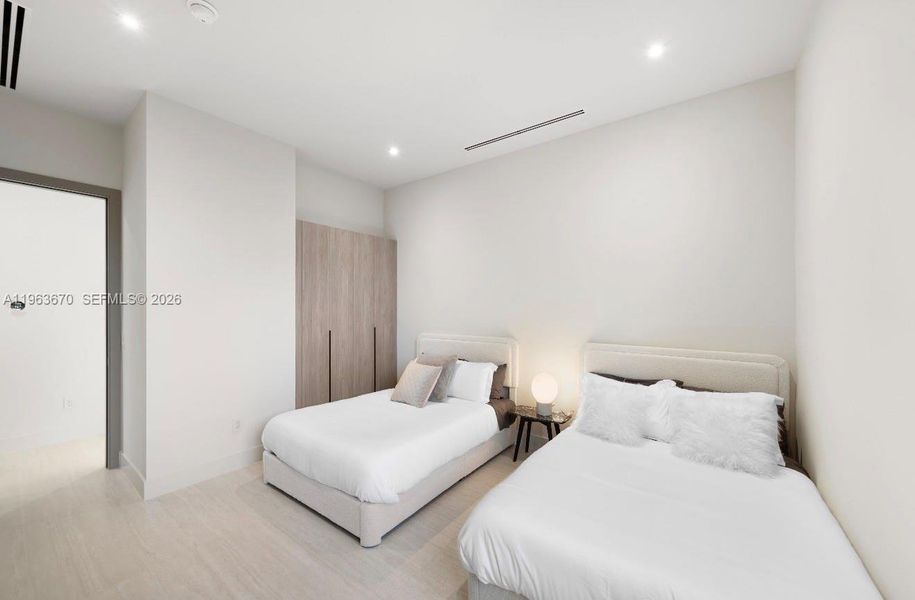 Furnished interior view inside a new home in , Miami (Image 26).
