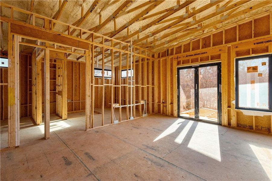 In-progress construction of a new home in , Duluth, GA (Image 24).