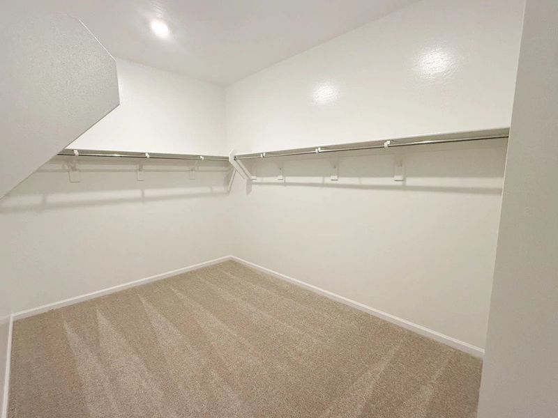 Primary walk in closet