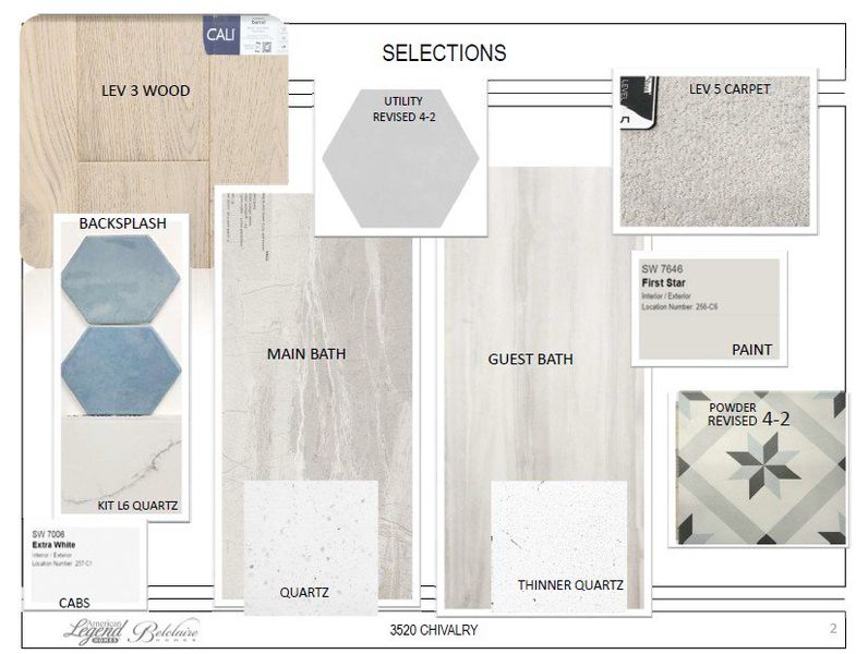 Representative design selections for 3520 Chivalry Representative design selections for 3520 Chivalry