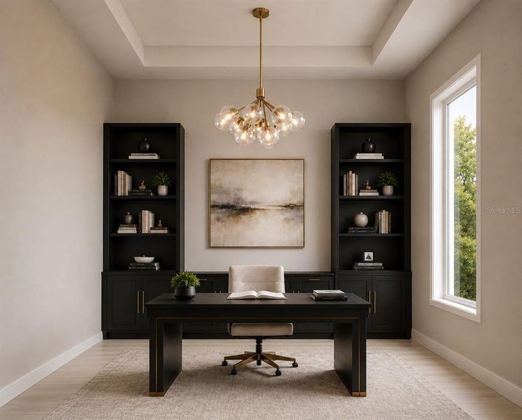Furnished interior view inside a new home in , Orlando (Image 4).