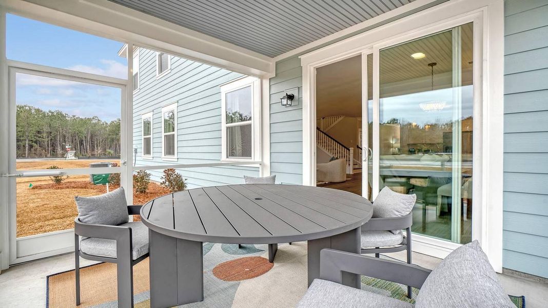 Exterior details and patio area of a home in Sheep Island, Summerville (Image 2).